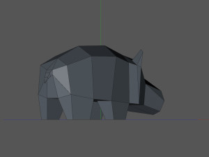 Hippopotamus 3D 打印模型