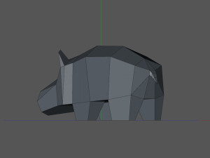 Hippopotamus 3D 打印模型