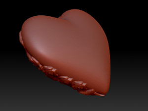 Heart Rose 3D 打印模型