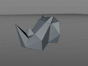 गैंडे का सिर 3D प्रिंट मॉडल