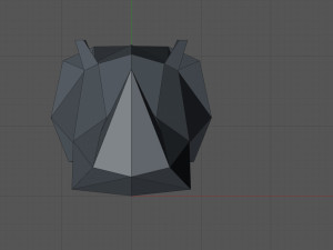 Rhinoceros head 3D Baskı Modeli