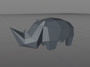 Rhinoceros 3D Print Model