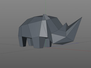 Rhinoceros 3D 打印模型