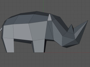 Rhinoceros 3D 打印模型