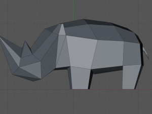 Rhinoceros 3D 打印模型