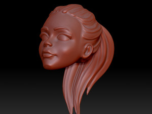 Head Doll 3D Baskı Modeli