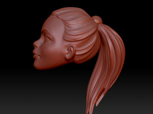 Head Doll 3D Baskı Modeli