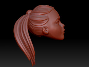 Head Doll 3D Baskı Modeli
