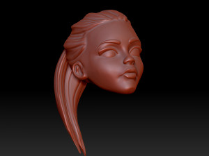 Head Doll 3D Baskı Modeli