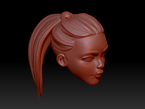 Head Doll 3D Baskı Modeli