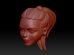 Head Doll 3D Baskı Modeli