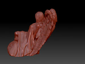 Angel woman 3D Print Model