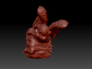 Angel woman Model do druku 3D