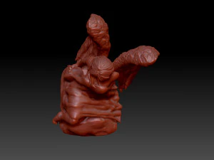 Angel woman 3D Print Model