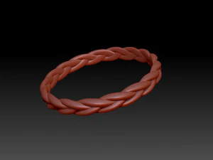 Ring with weaving 3D Print Model