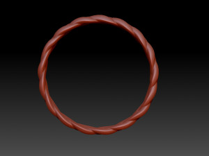 Ring with weaving 3D प्रिंट मॉडल