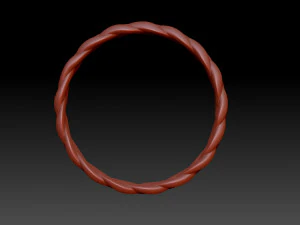 Ring with weaving 3D Print Model