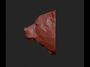 Bears head Modello di stampa 3D