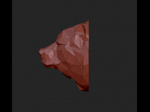 Bears head Modello di stampa 3D