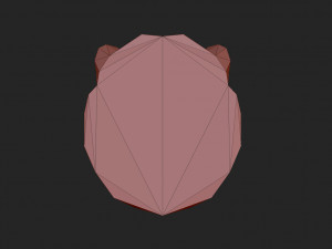 Bears head Modello di stampa 3D