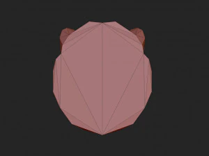 Bears head 3D Print Model