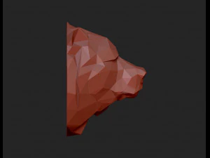 Bears head 3D Print Model
