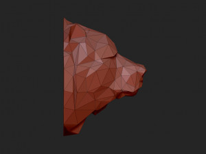 Bears head Modello di stampa 3D