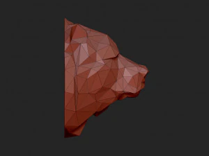 Bears head 3D Print Model