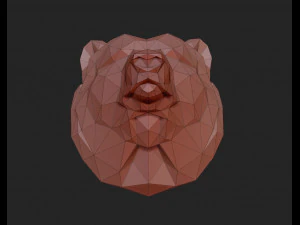 Bears head 3D Print Model