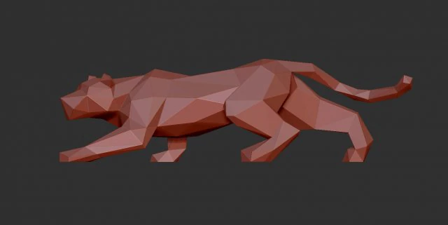 Leopard 3D Print Model .c4d .max .obj .3ds .fbx .stl .blend 
