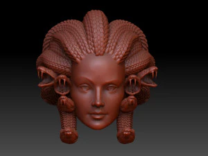 Медуза горгона 3D Принт Модель