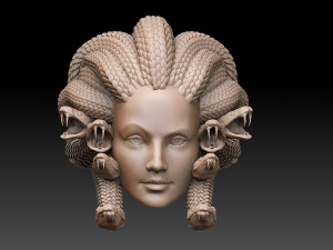 Medusa gorgon 3D Print Model