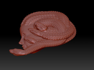 Medusa gorgon 3D Print Model