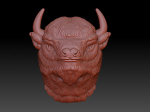 Bison 3D Принт Модель