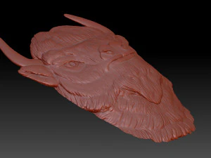 Bison 3D Print Model