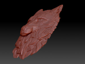 The wolfs head 3D Принт Модель