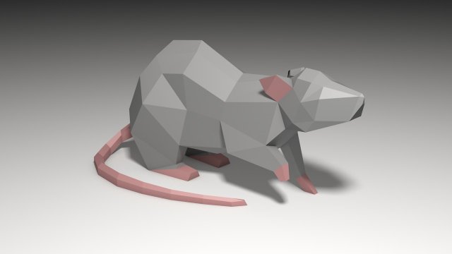 Mouse 3D Принт Модель .c4d .max .obj .3ds .fbx .stl .blend 