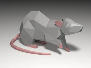 老鼠 3D 打印模型