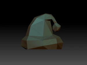 Low poly hat 3D Print Model