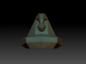 Low poly hat 3D Print Model