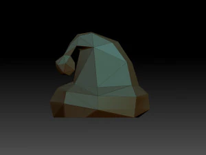 Low poly hat 3D Print Model