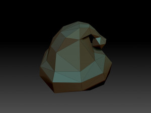 Low poly hat Modello di stampa 3D