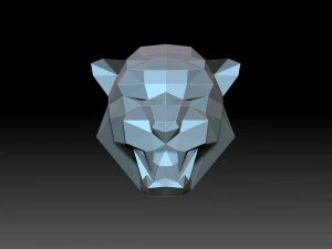 Panthers head 3D Print Model