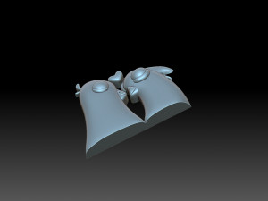 Doves in love 3D Print Model