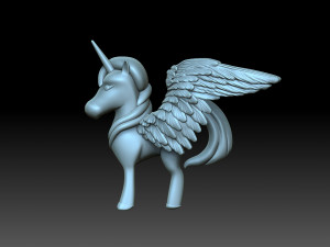 Unicorn 3Dプリントモデル