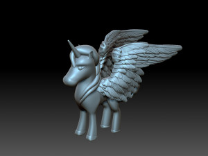 Unicorn Modèles 3D en vedette