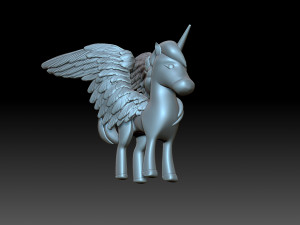 Unicorn Modèles 3D en vedette