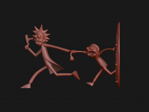 Rick and Morty Model do druku 3D