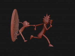 Rick and Morty Model do druku 3D