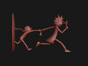 Rick and Morty Model do druku 3D